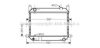 AVA QUALITY COOLING DN2312 Radiator, engine cooling